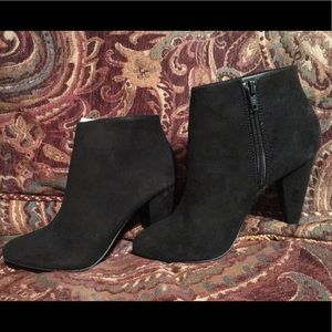 Women’s Black Suede Bootie